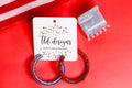 4th of July Glitter Hoops