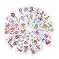 10 Mermaid Tattoo Sheets – Waterproof Kids Party Favor Stickers
