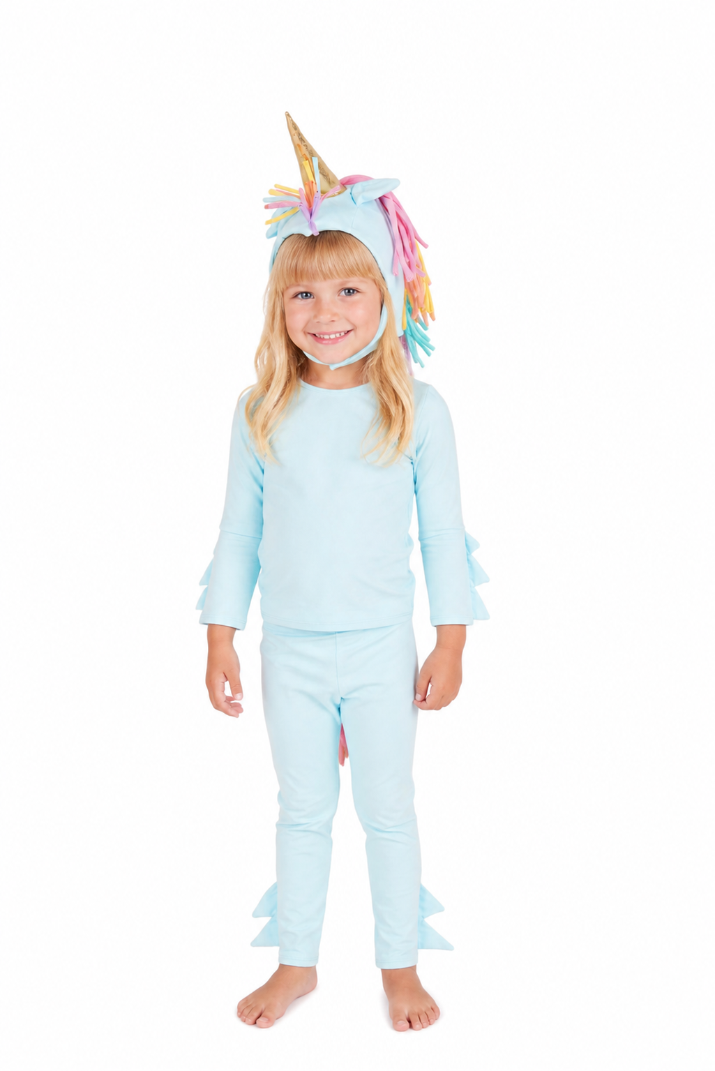 Sky Blue Unicorn Costume