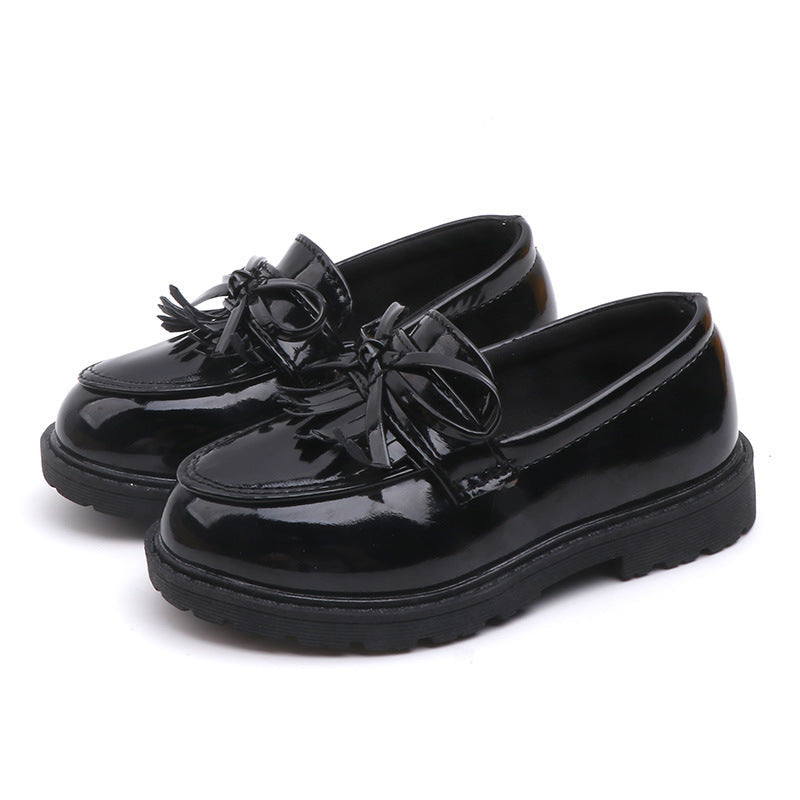 Children's Vintage-Style Synthetic-Leather Shoes