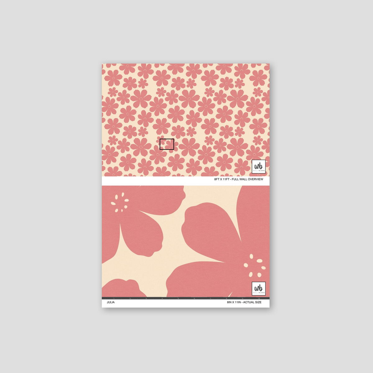Julia (Pink) Wallpaper
