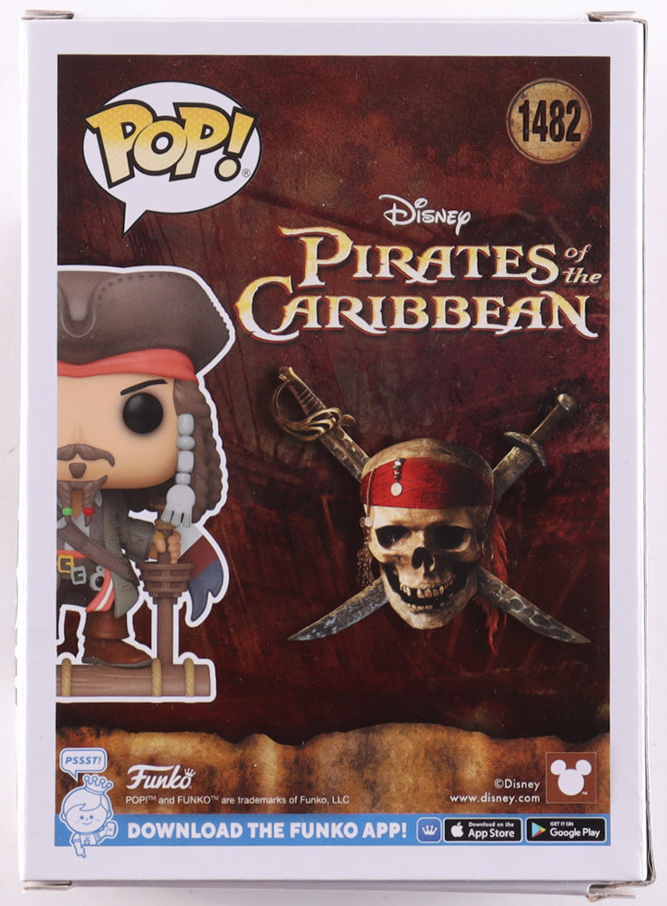 Johnny Depp Signed "Pirates Of The Caribbean" #1482 Jack Sparrow Funko Pop! Vinyl Figure (Beckett)