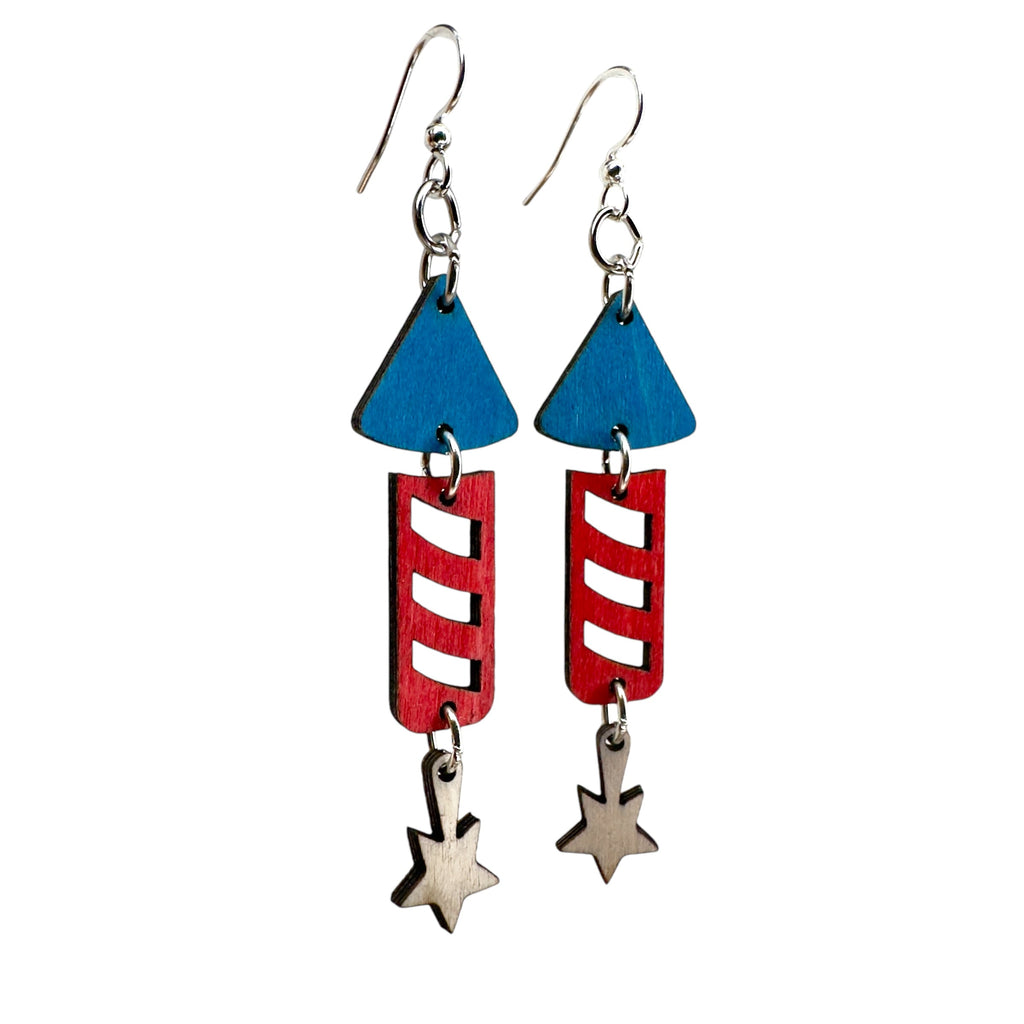 4th of July Firework Earrings #1801