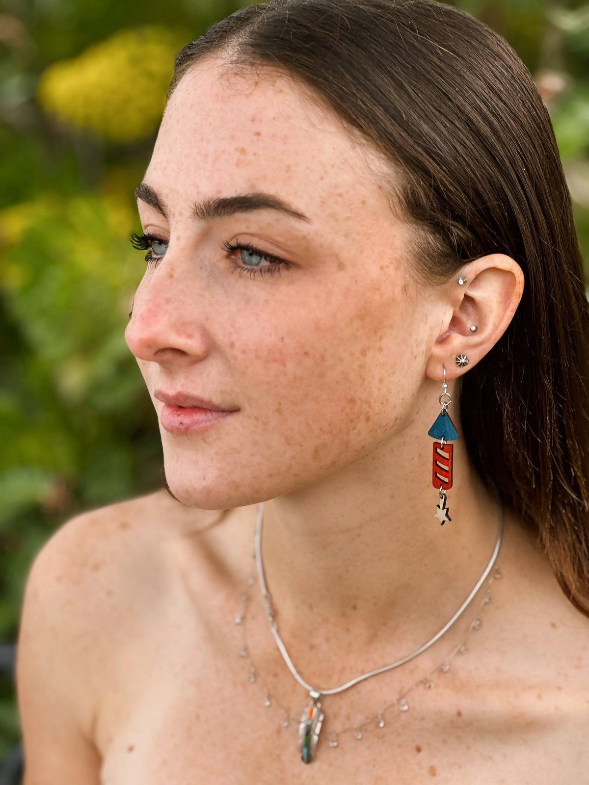 4th of July Firework Earrings #1801