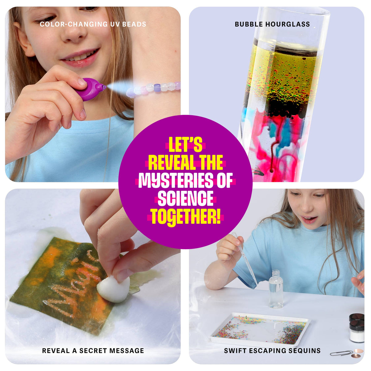 Science Magic STEM Experiment Kit for Kids – 25 Chemistry & Physics Activities