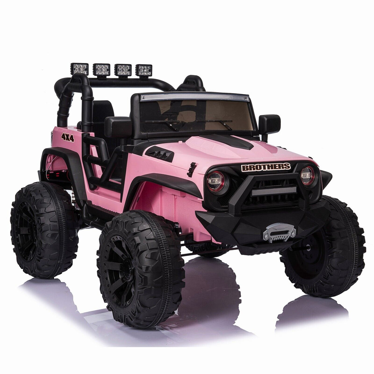 400W Electric Kids Ride On Jeep Truck with Remote Control - Perfect Xmas Gift for Outdoor Fun