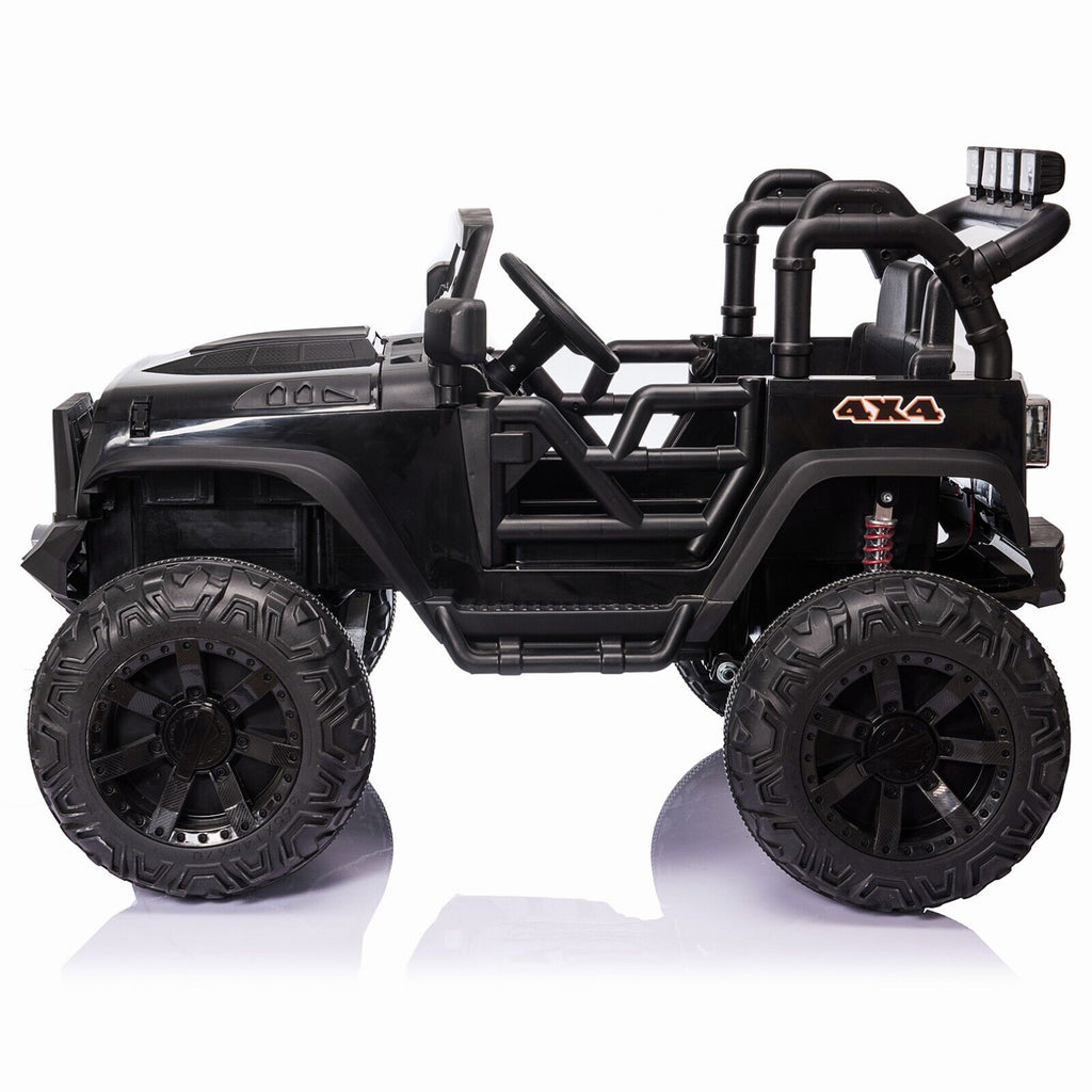 400W Electric Kids Ride On Jeep Truck with Remote Control - Perfect Xmas Gift for Outdoor Fun