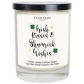 Irish Kisses & Shamrock Wishes St. Patricks Day Candle