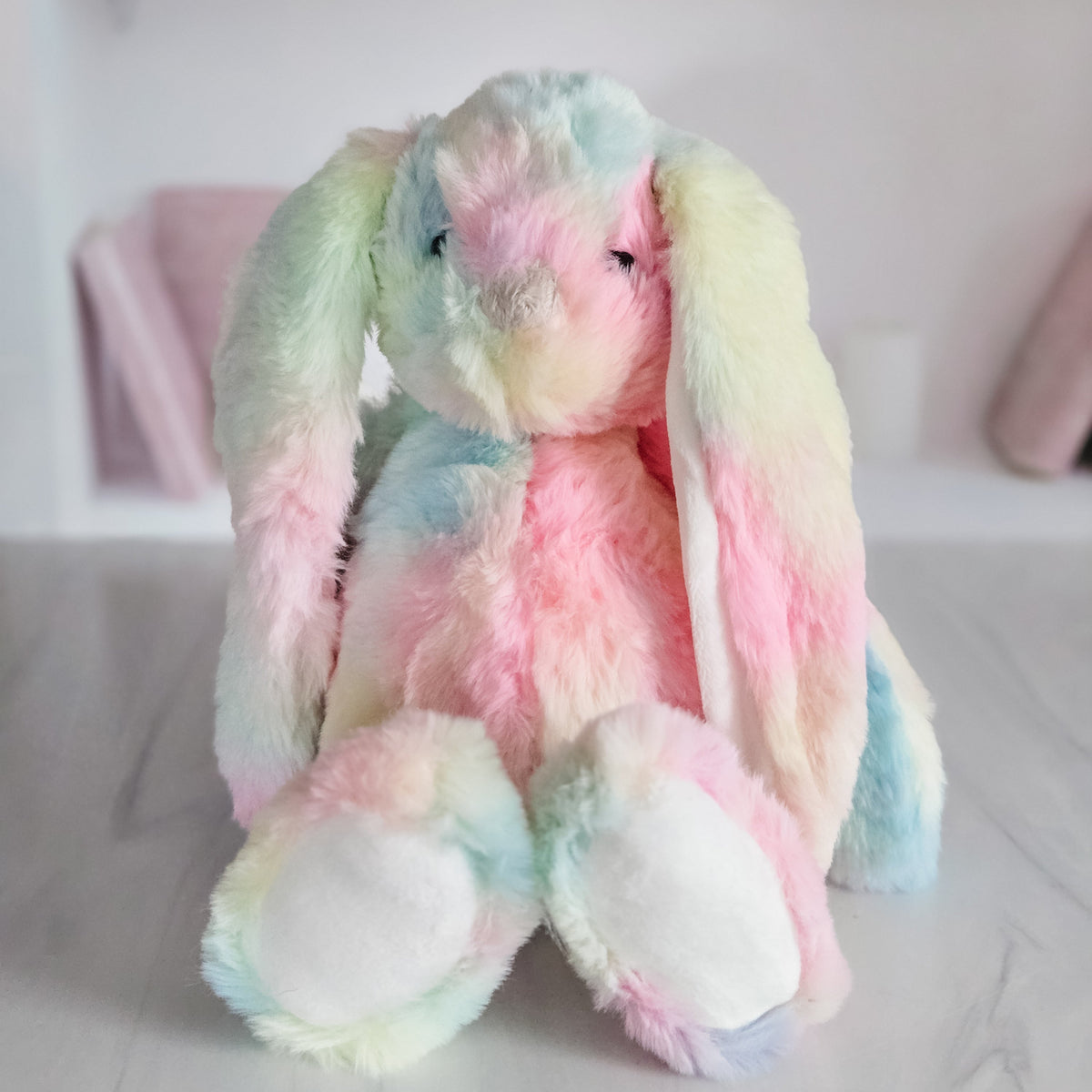 English and Hebrew Custom Plush Bunny for Kids