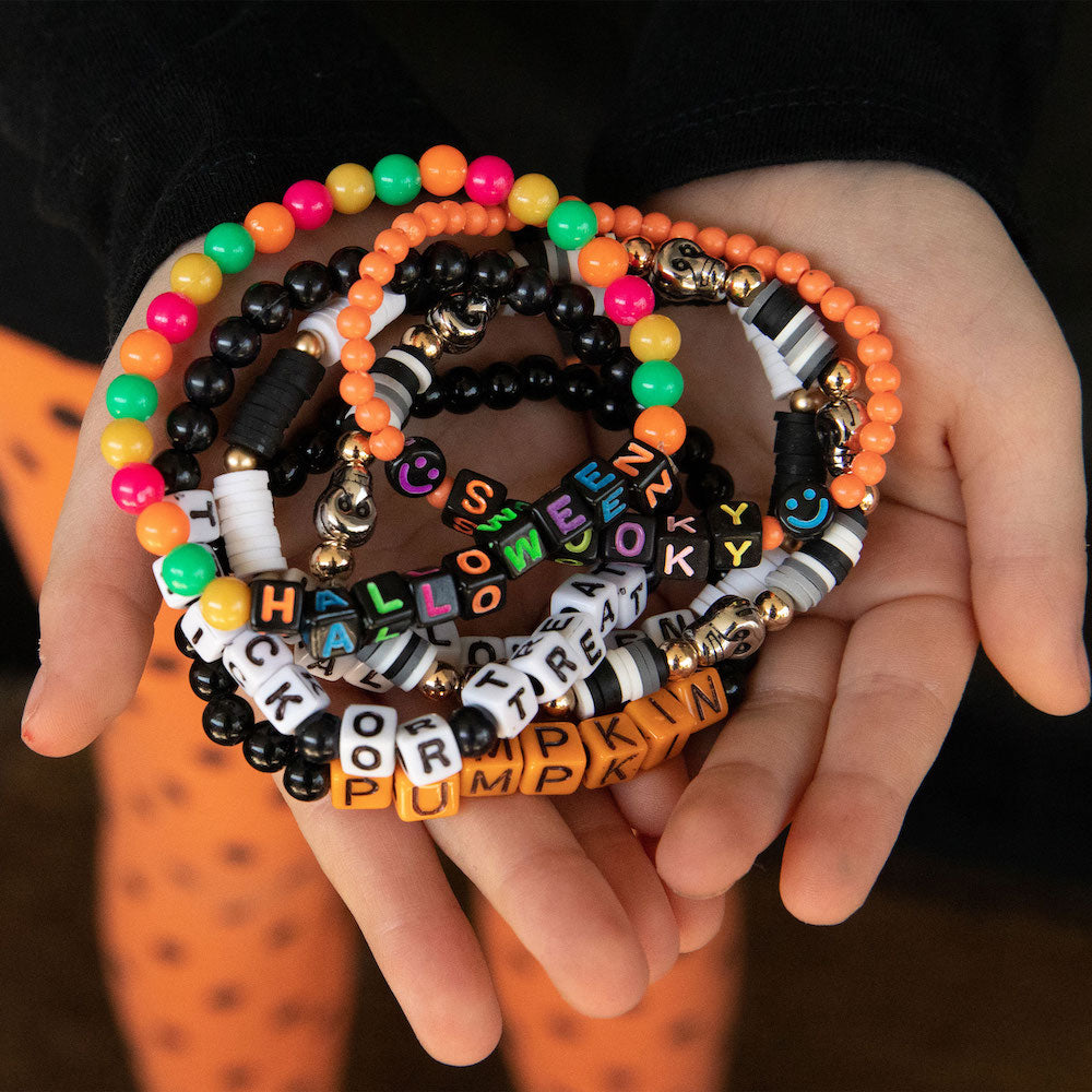 Pumpkin Bead Box DIY Letter Bead Kit