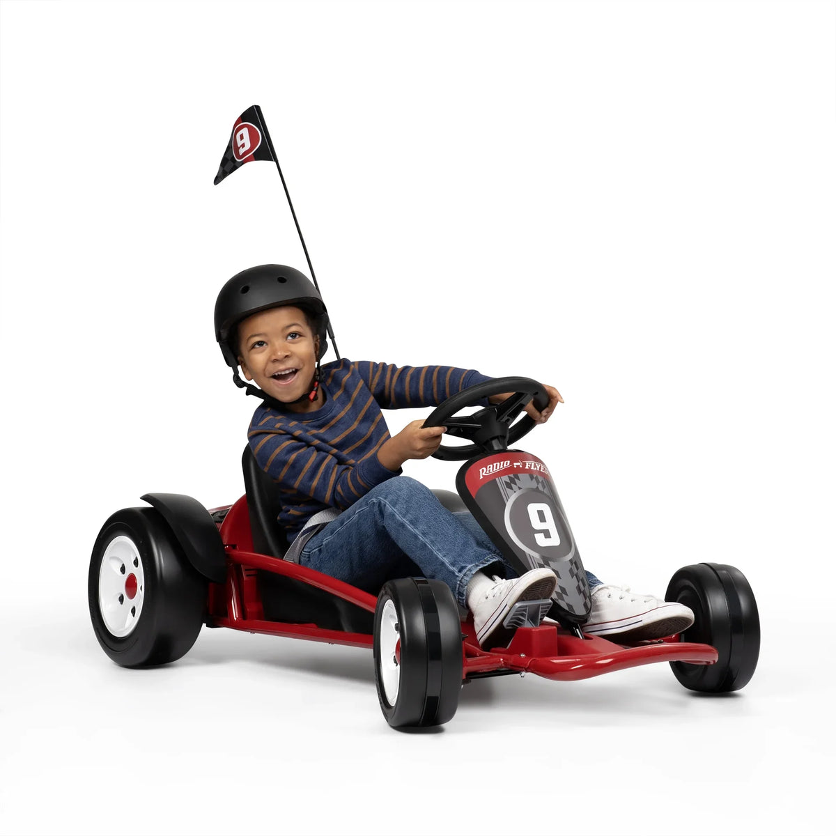 Red 24 Volt Outdoor Go-Kart for Kids Ages 3-8: The Perfect Ride-On Toy!