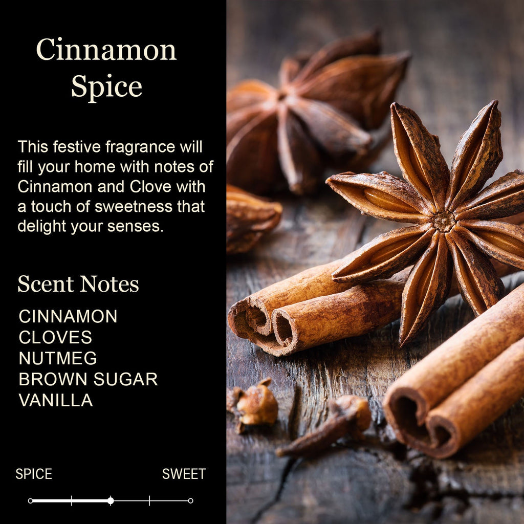 Christmas Candles - Warm & Cozy Cinnamon Spice Winter Decor