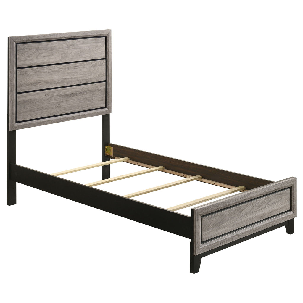 Valen Four-piece Twin Bedroom Set Light Taupe