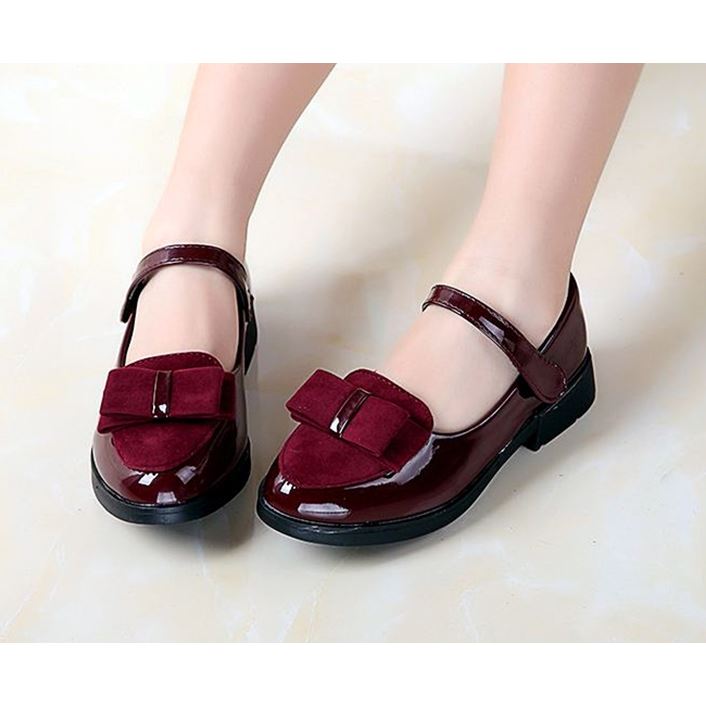 Girls' Synthetic-Leather Casual Shoes