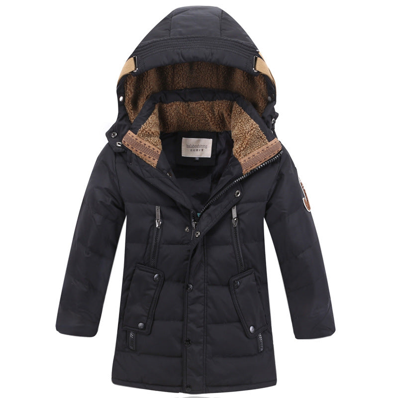 Children's Winter Jackets Duck Down Padded Children Clothing Big Boys Warm Winter Down Coat Thickening Outerwear