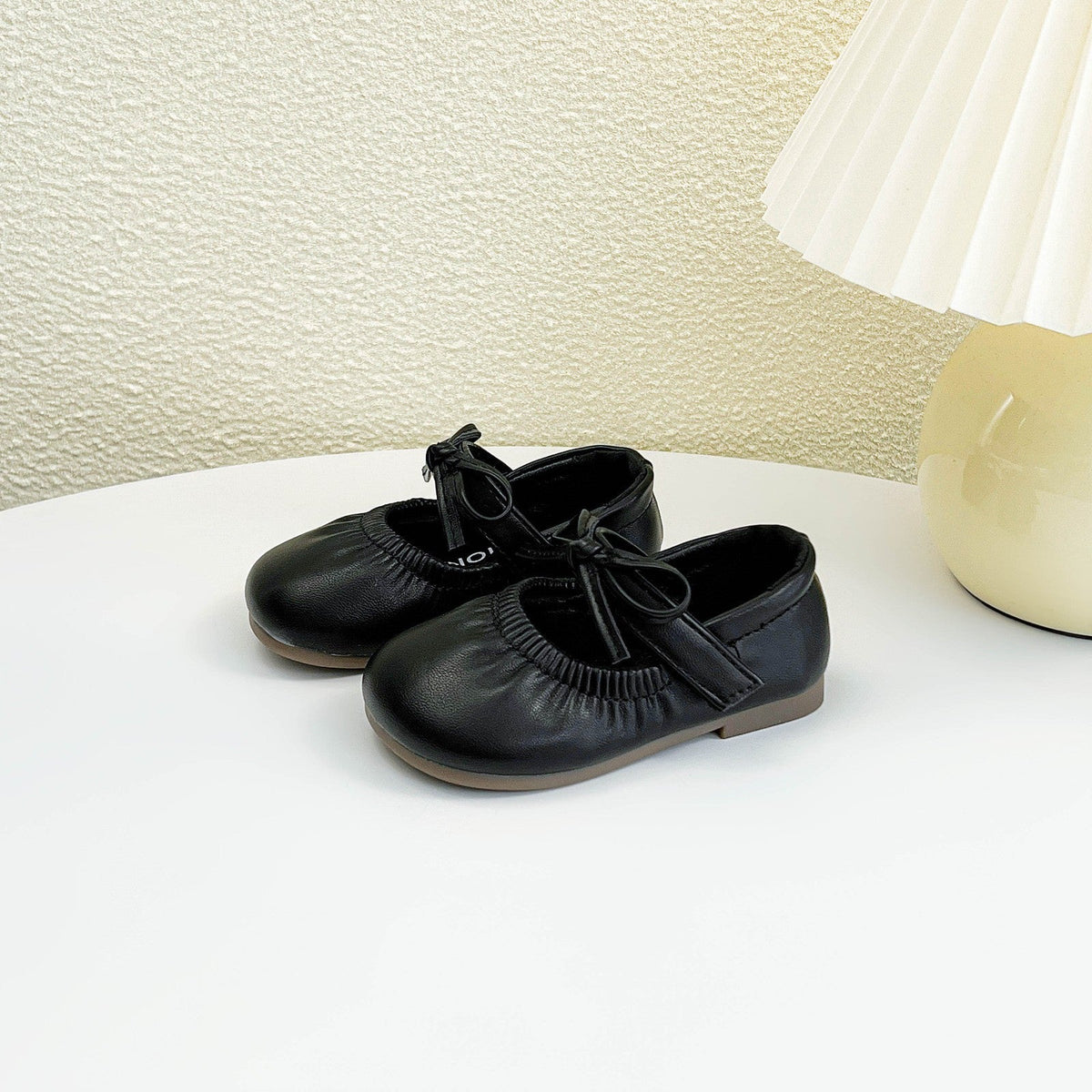 Girls' Single Shoes, Small Leather Shoes, Velcro, Children's Princess Shoes