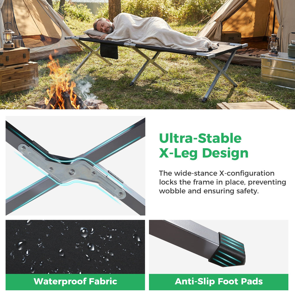 Ainfox camping cot camping bed