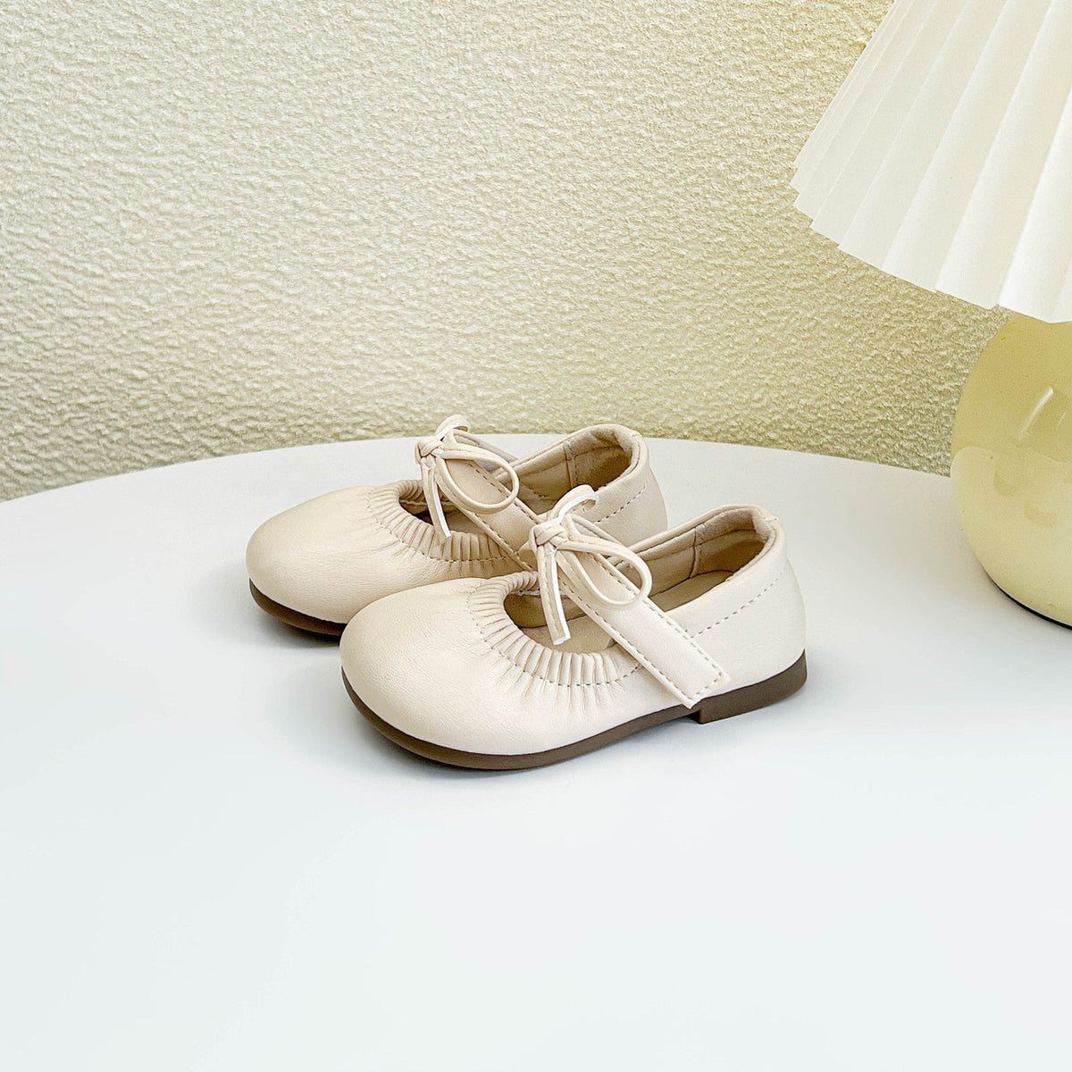 Girls' Single Shoes, Small Leather Shoes, Velcro, Children's Princess Shoes