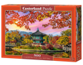 500 Piece Jigsaw Puzzle, Gyeongbokgung Palace, Seoul, South Korea, Autumn Leaves, Fall Scenery, Colorful, Reflection, Adult Puzzle, Castorland B-54138