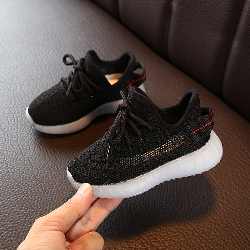 Children's Mesh Lace-Up Sneakers