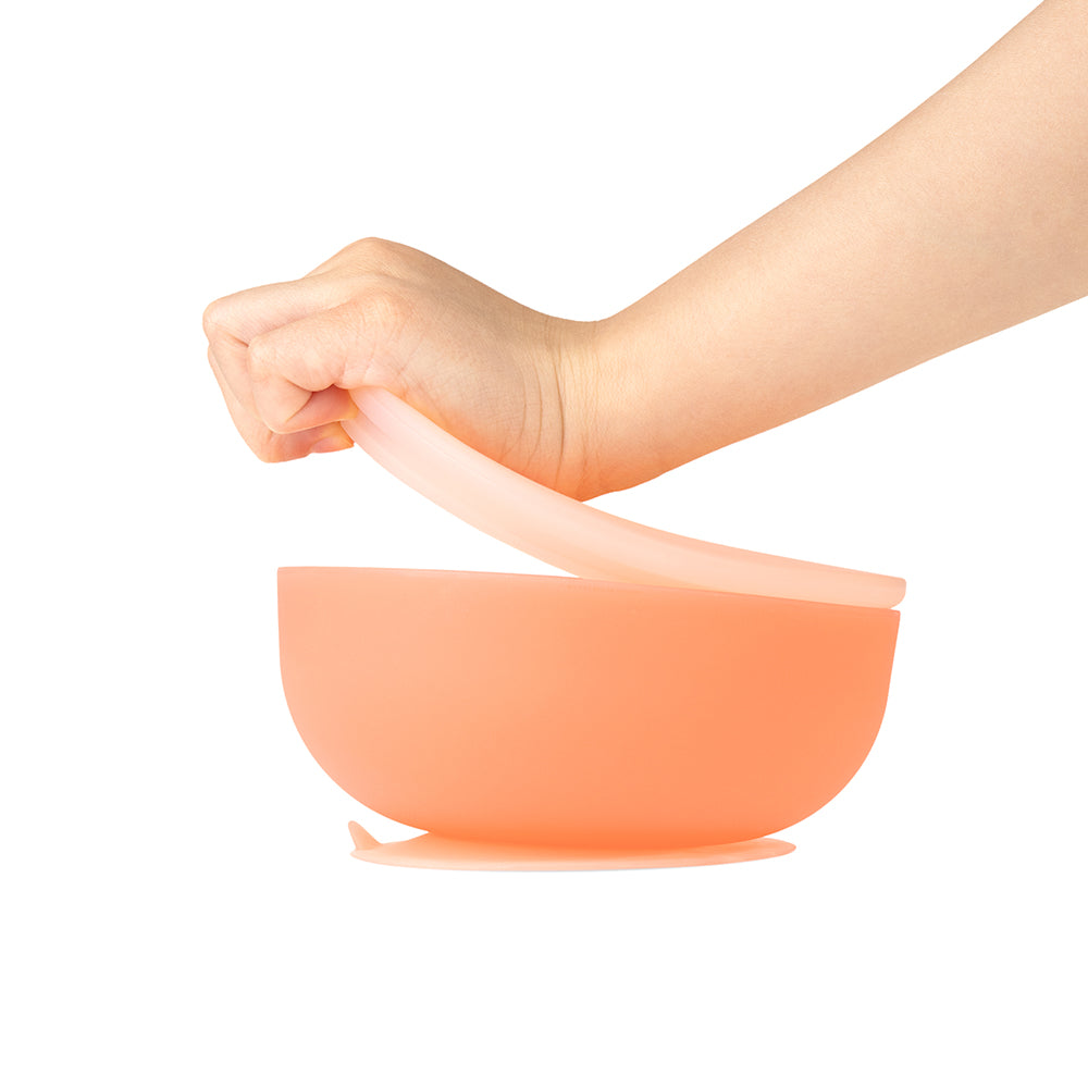 Silicone Suction Bowl with Lid for Babies, 6 Months+