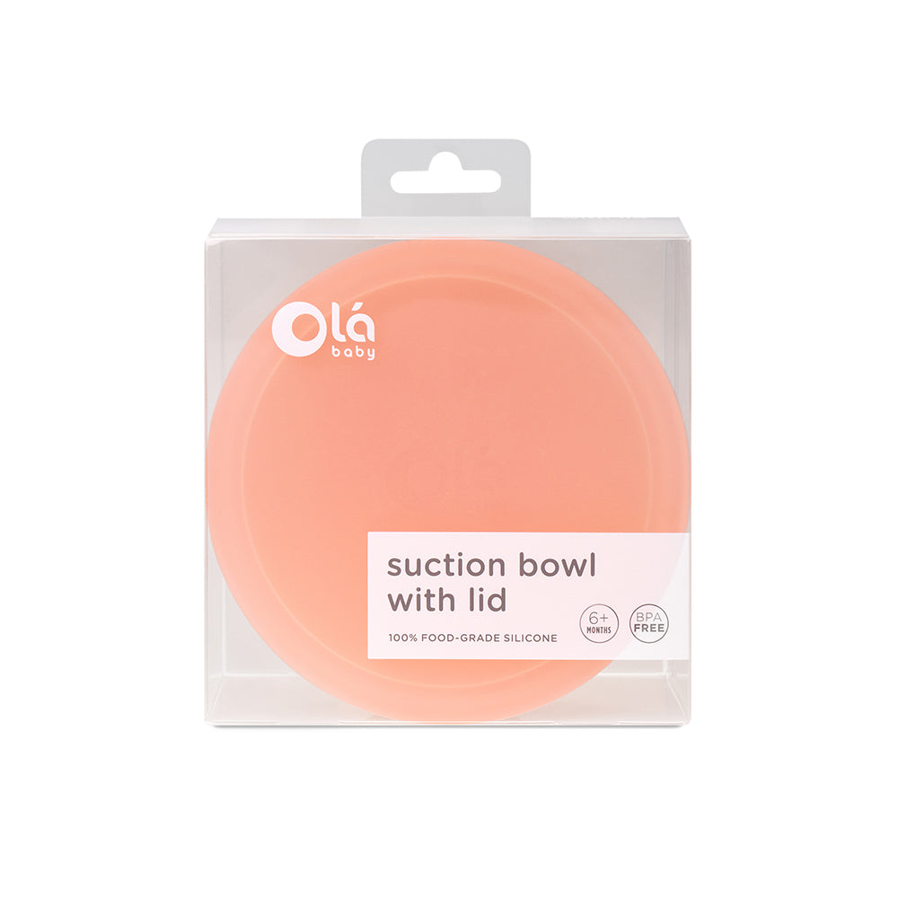Silicone Suction Bowl with Lid for Babies, 6 Months+