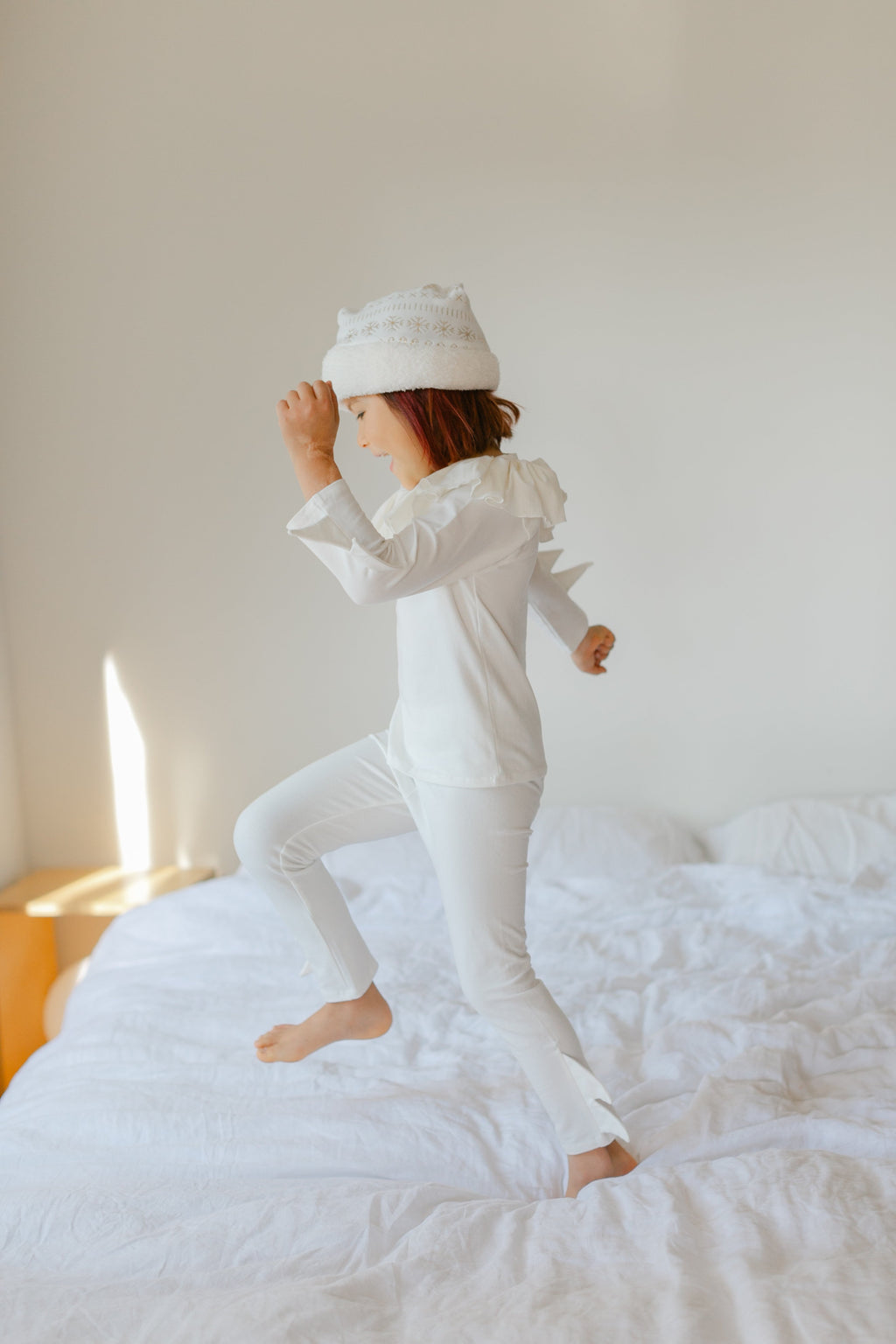 White Holiday Elf Costume