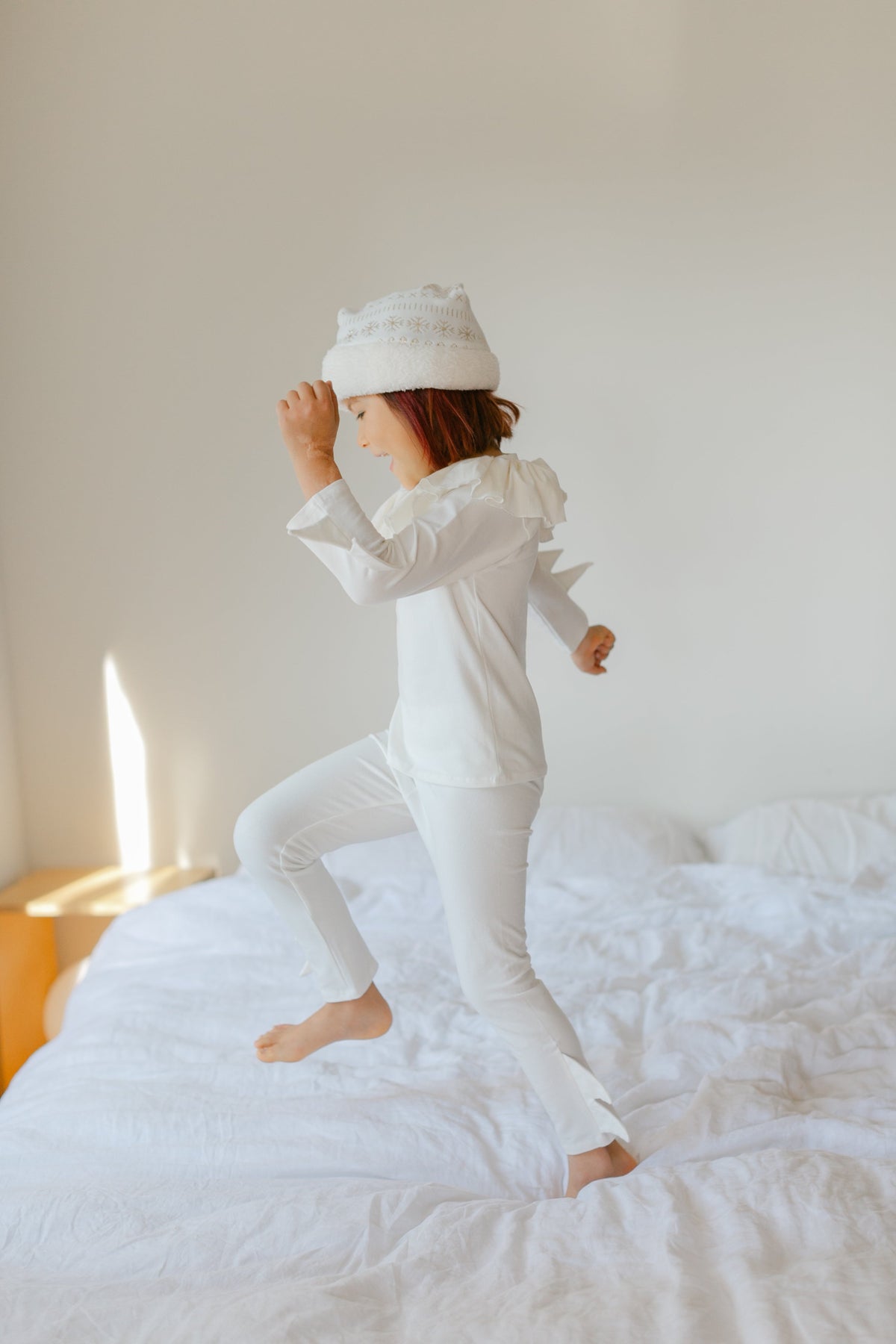 White Holiday Elf Costume