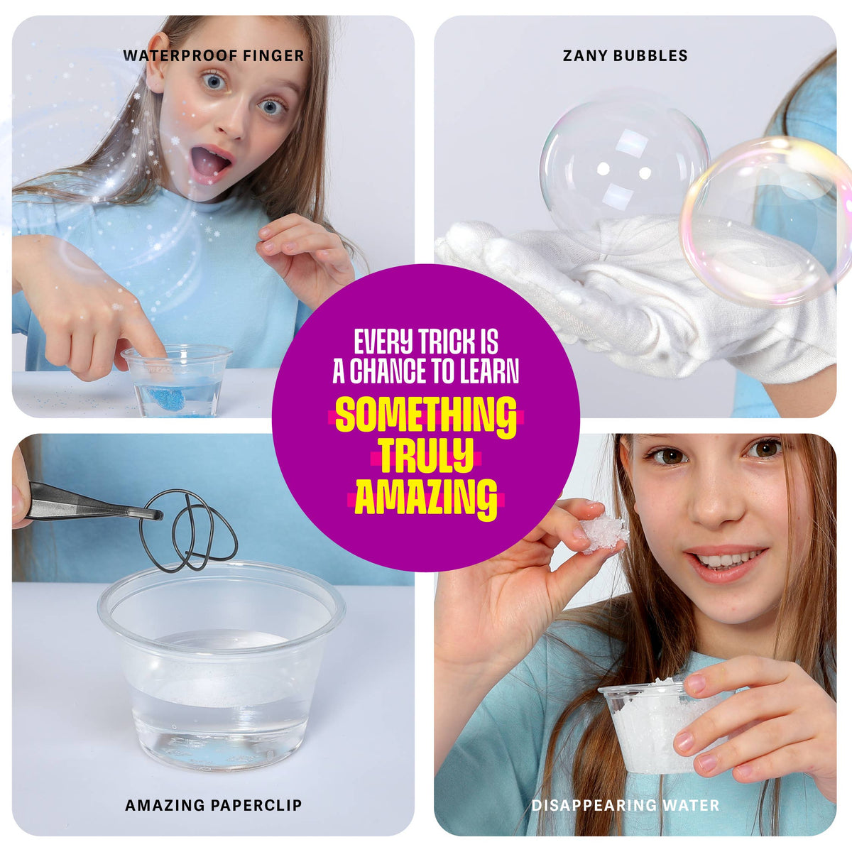 Science Magic STEM Experiment Kit for Kids – 25 Chemistry & Physics Activities
