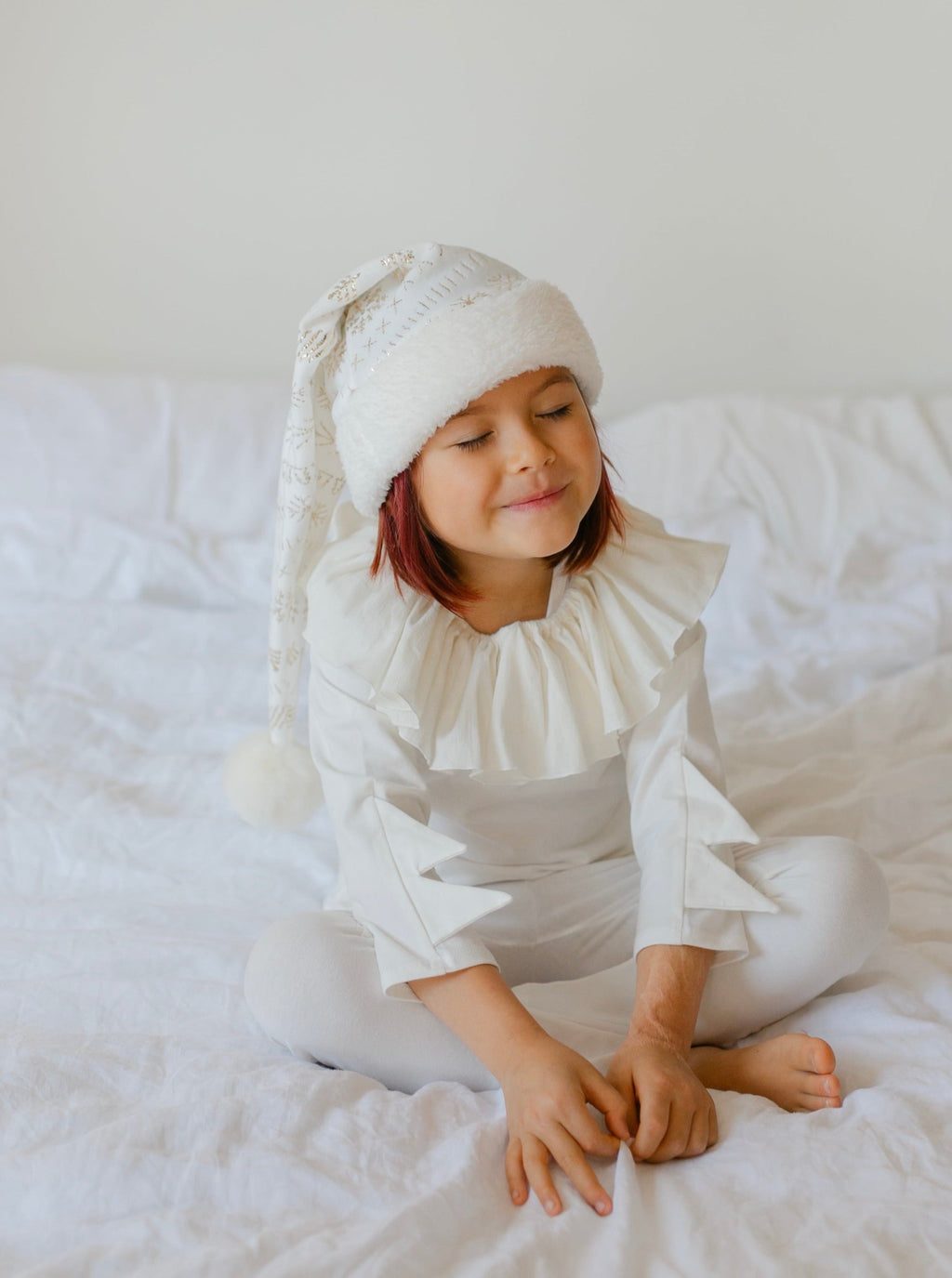 White Holiday Elf Costume
