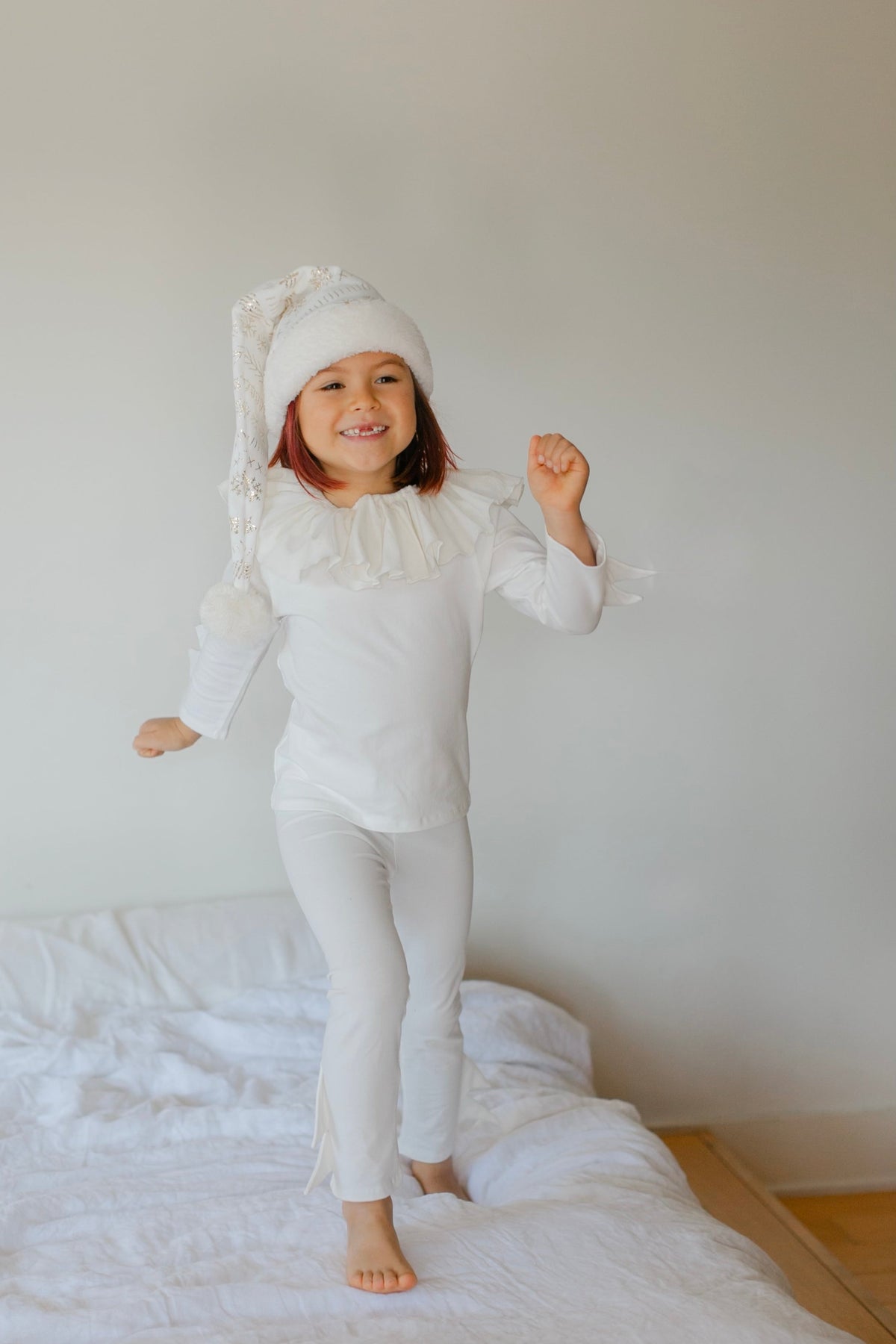 White Holiday Elf Costume