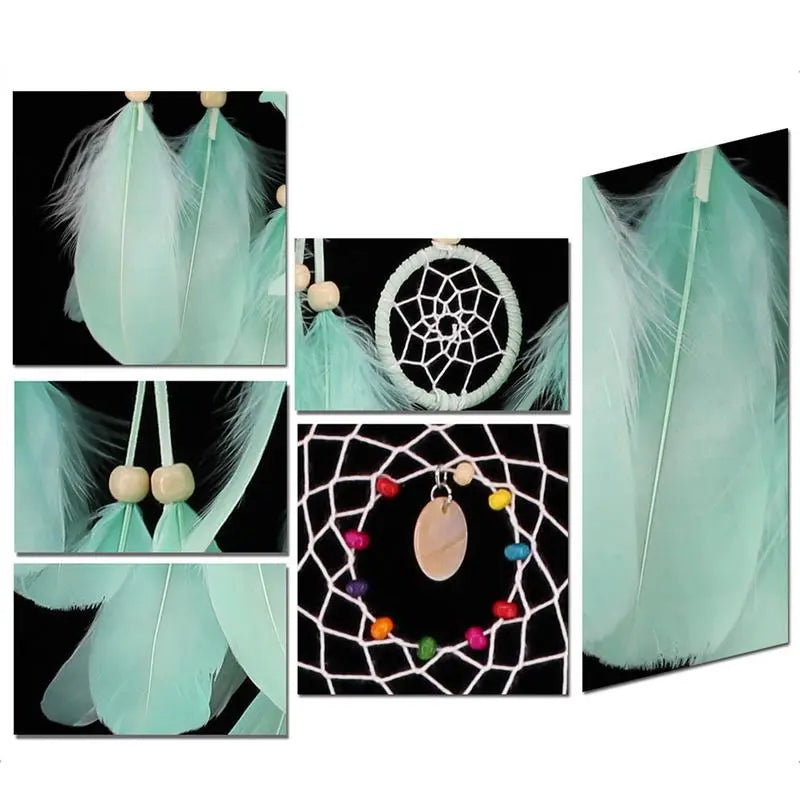LED Feather Dream Catcher Hanging Decoration