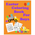 Easter Coloring Book For Boys - Paperback