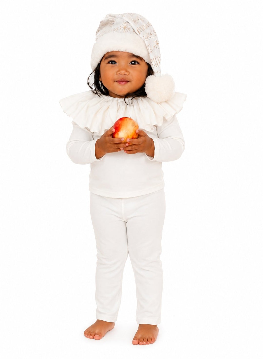 White Holiday Elf Costume