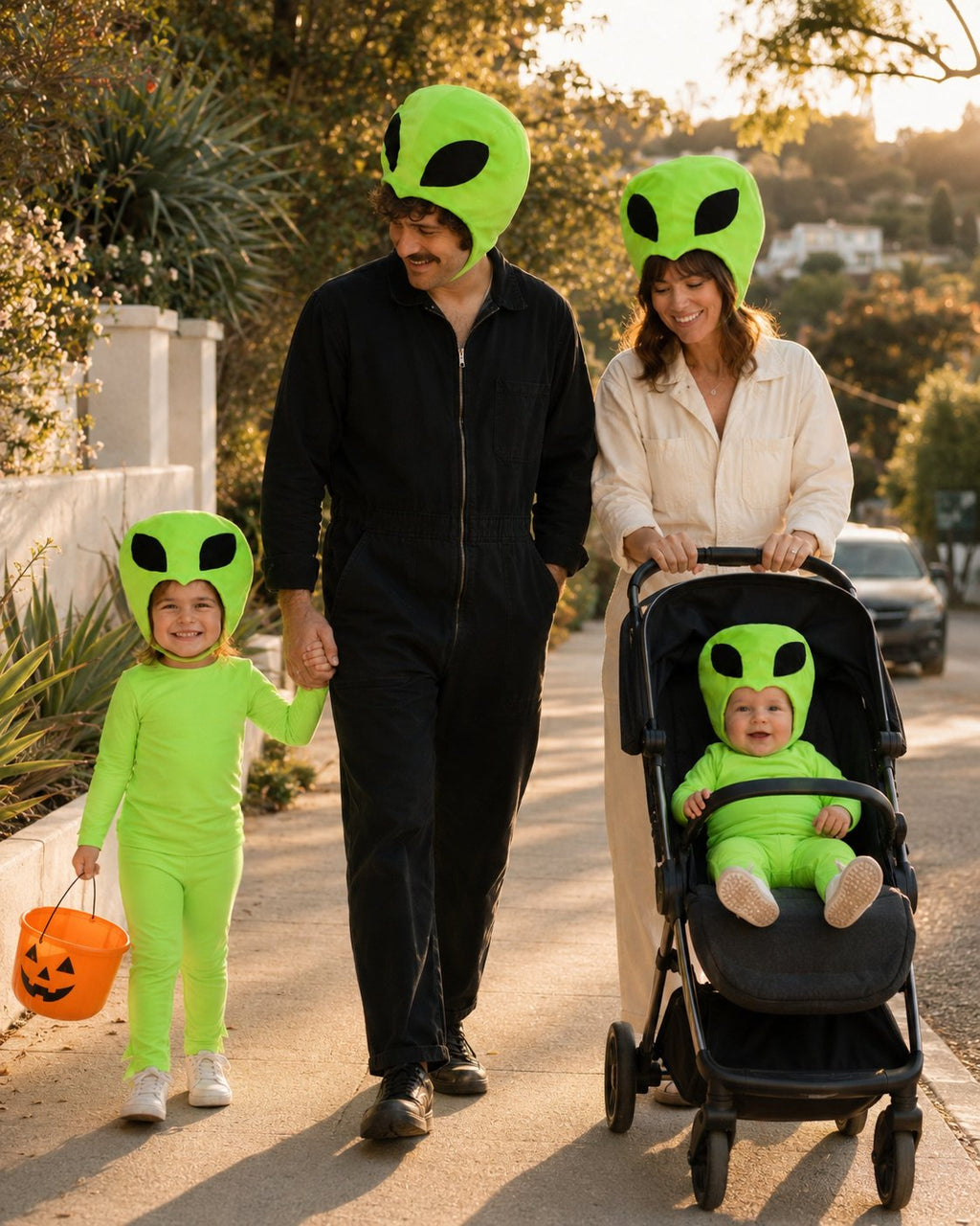 Cosmic Green Alien Costume