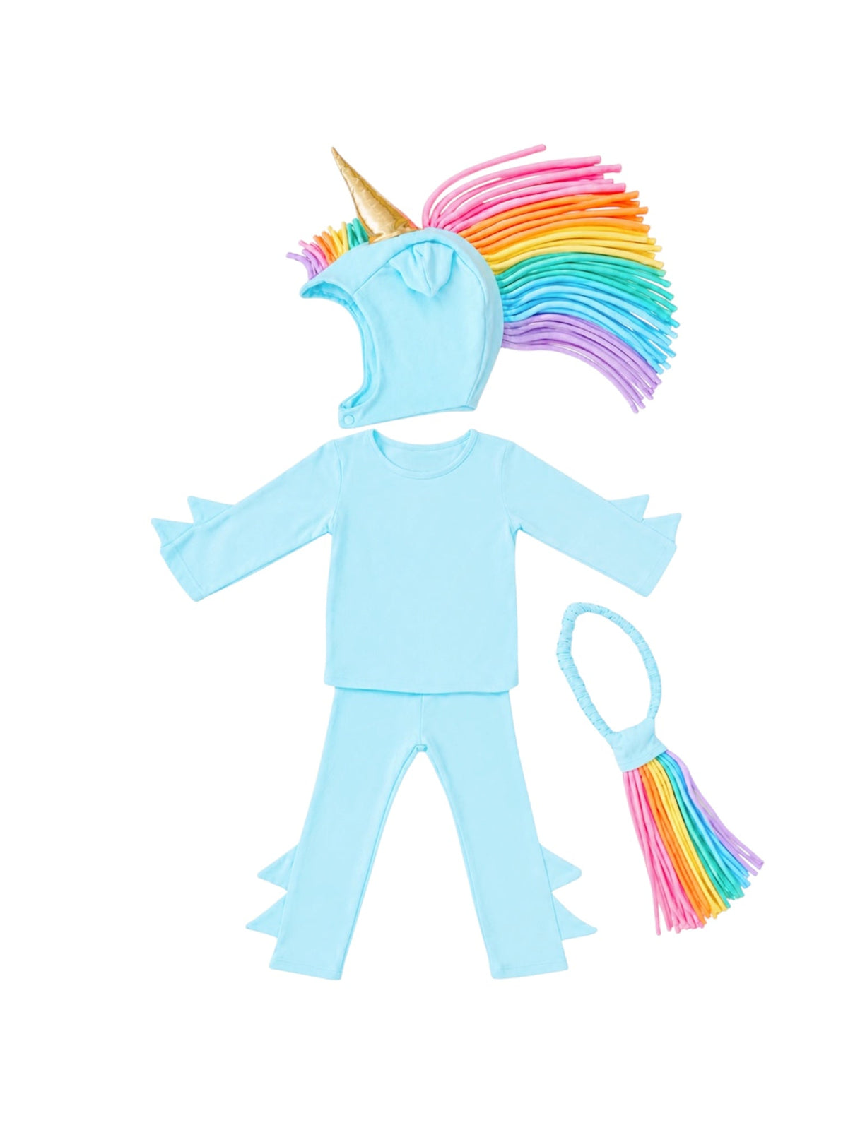 Sky Blue Unicorn Costume
