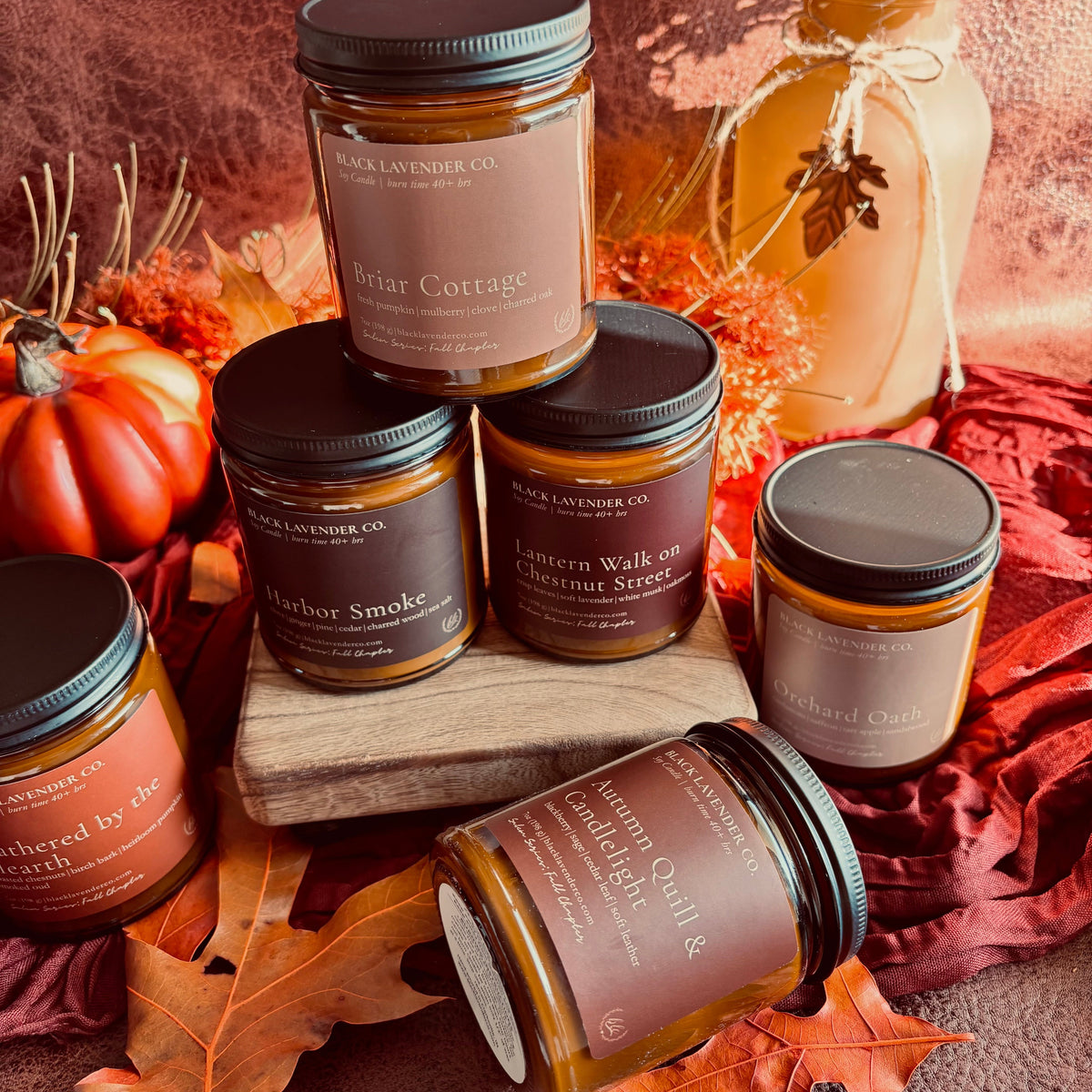 Autumn Quill & Candlelight Soy Candle - Fall Collection
