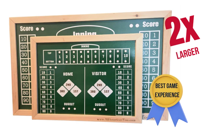 MVP Ballbag Toss Game Set - Premium Two-Board Backyard Baseball Toss Game