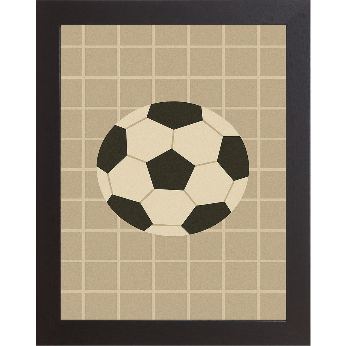 Soccer Ball Wall Art – Minimalist Soccer Decor for Kids Room, Sports Nursery or Soccer Lovers (SB213)
