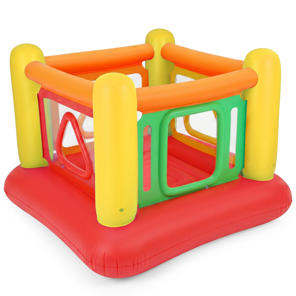 Inflatable Bounce House for Kids with Transparent Side Walls