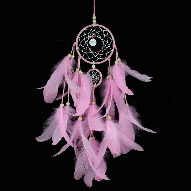 LED Feather Dream Catcher Hanging Decoration