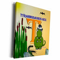3dRose Decorative Animal Alphabet Art for children - T is for... - Museum Grade Canvas Wrap (cw_52997)