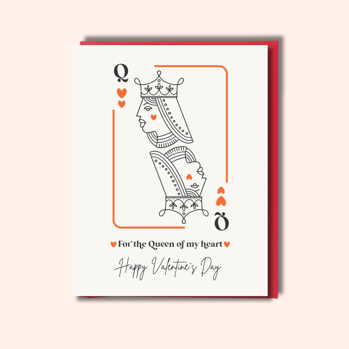 Queen of Hearts – Valentine's Day Card