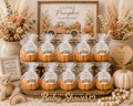 Pumpkin Soap Baby Shower Favors – “A Little Pumpkin Is on the Way” Fall Party Favors | Set of 10