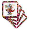 3dRose Susan Brown Designs Holiday Easter - Easter Bunny - Coasters (CST_14857)