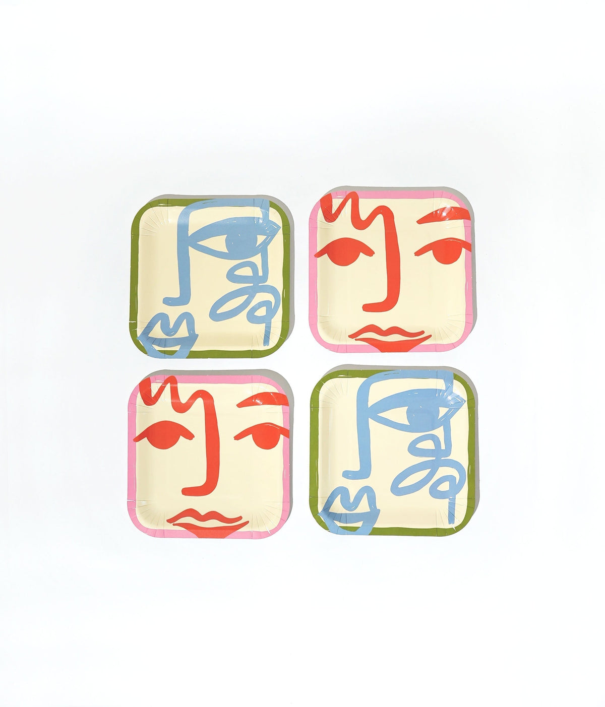 Art Birthday Party Supplies Pack (Serves 12) | Modern Painting Theme Kids Party Kit | Plates, Cups & Napkins Set