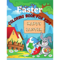 Easter coloring book for kids: Ages 4-8. Cute and fun images, bunnies, eggs, easter baskets, and everything easter and spring. - Paperback