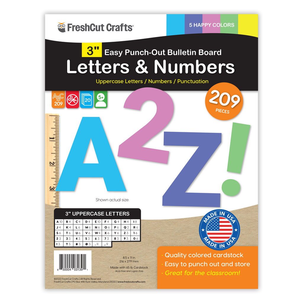 Bulletin Board Letters – 3 inch