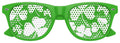 ST PATRICK'S DAY SHAMROCK Party Sunglasses