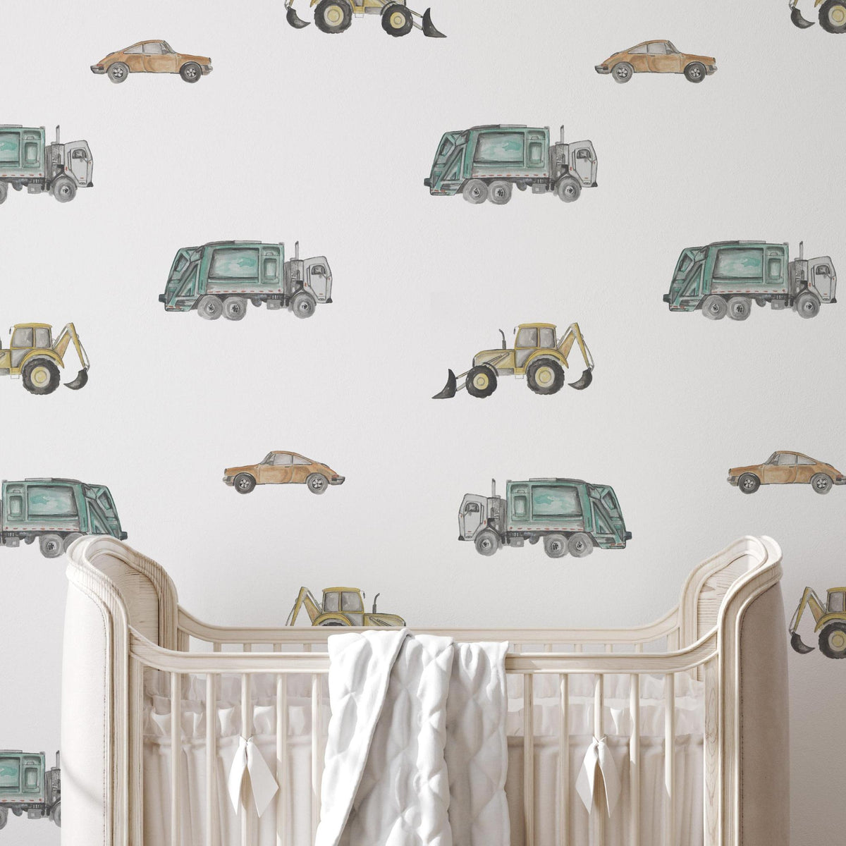 Wheels on Wheels Wallpaper
